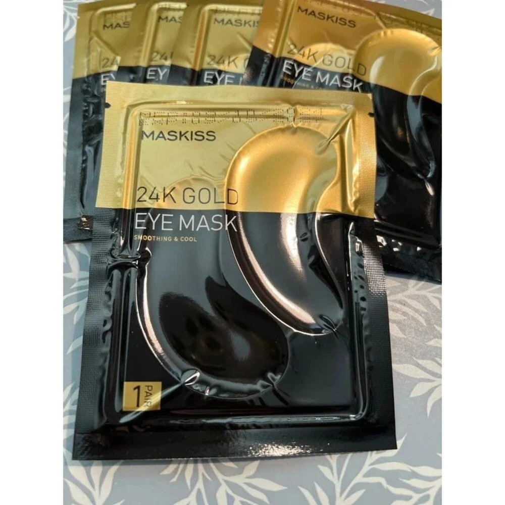 5 individually wrapped Maskiss 24K GOLD eye mask